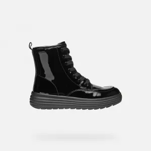 Black Girls Ankle Boots Geox Phaolae - Girls