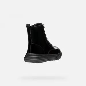 Black Girls Ankle Boots Geox Phaolae - Girls