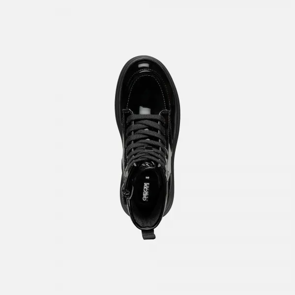 Black Girls Ankle Boots Geox Phaolae - Girls