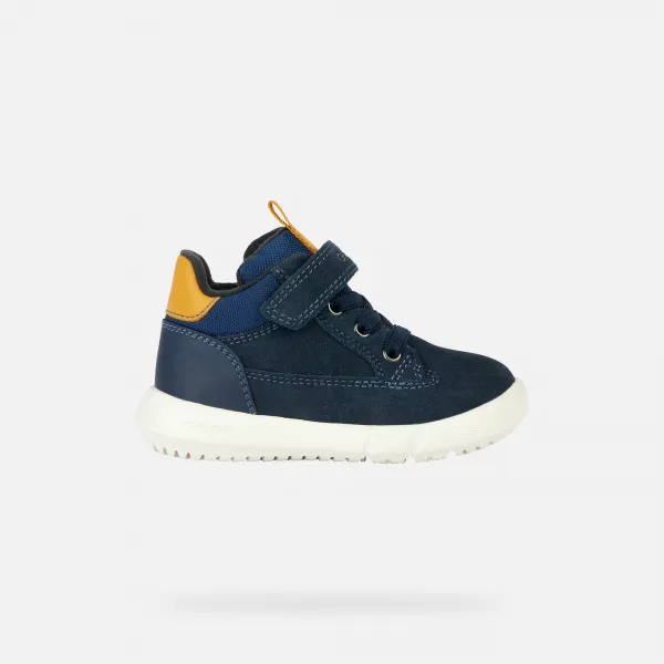 Dark Blue Girls Ankle Boots Geox Hyroo - Girls