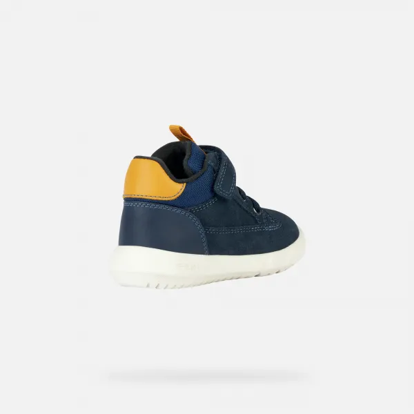 Dark Blue Girls Ankle Boots Geox Hyroo - Girls