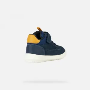Dark Blue Girls Ankle Boots Geox Hyroo - Girls