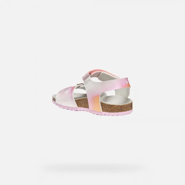 Pink Girls' Sandals Geox Adriel - Girls
