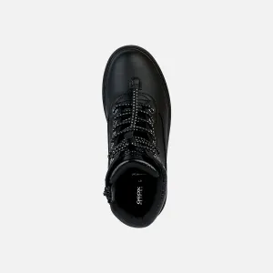 Black Girls Ankle Boots Geox Casey B ABX - Girls