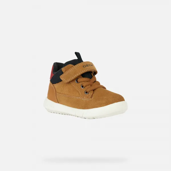 Yellow Girls Ankle Boots Geox Hyroo - Girls