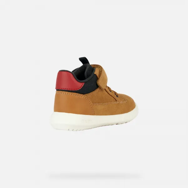 Yellow Girls Ankle Boots Geox Hyroo - Girls