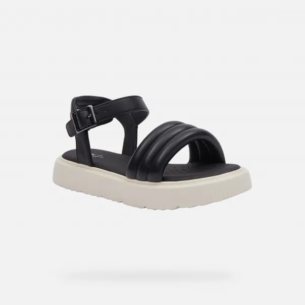 Black Girls Sandals Geox Kodette - Girls