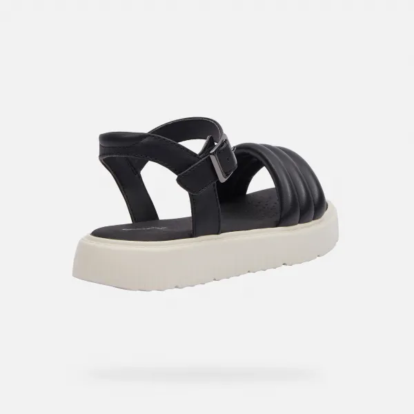 Black Girls Sandals Geox Kodette - Girls