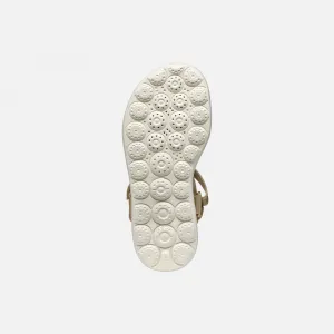 Gold Girls Sandals Geox Puffypop - Girls