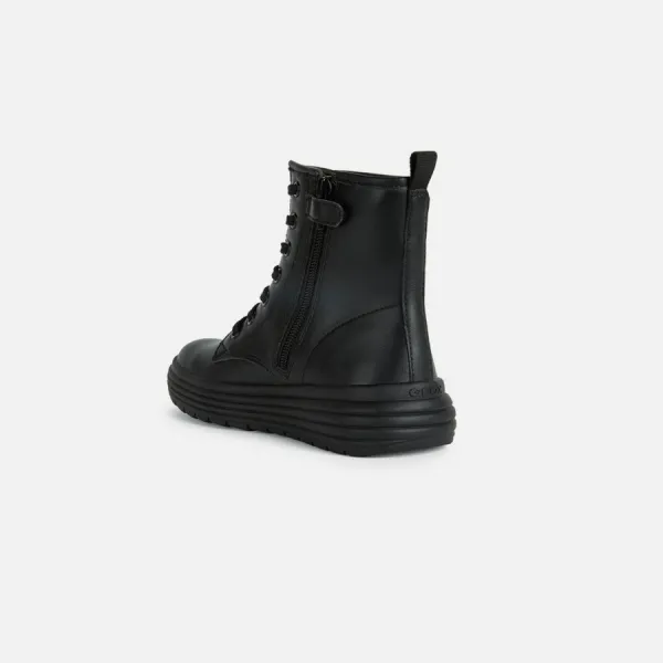 Black Girls Ankle Boots Geox Phaolae - Girls