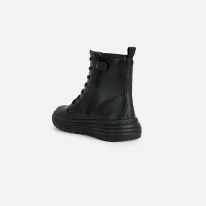 Black Girls Ankle Boots Geox Phaolae - Girls
