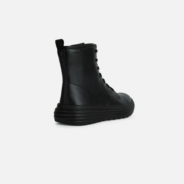 Black Girls Ankle Boots Geox Phaolae - Girls