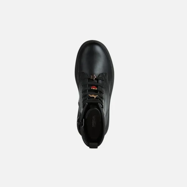 Black Girls Ankle Boots Geox Phaolae - Girls