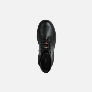 Black Girls Ankle Boots Geox Phaolae - Girls
