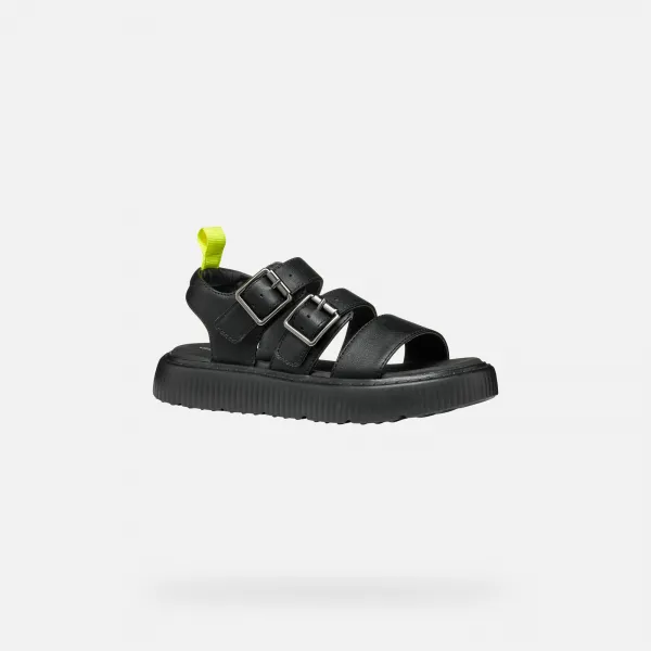 Black Girls Sandals Geox Kodette - Girls