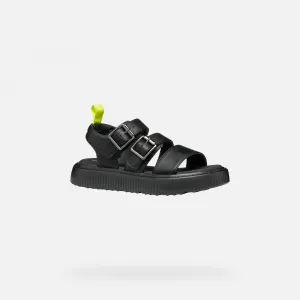 Black Girls Sandals Geox Kodette - Girls