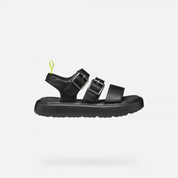 Black Girls Sandals Geox Kodette - Girls