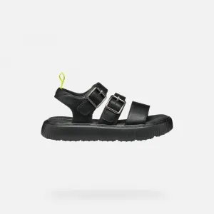 Black Girls Sandals Geox Kodette - Girls
