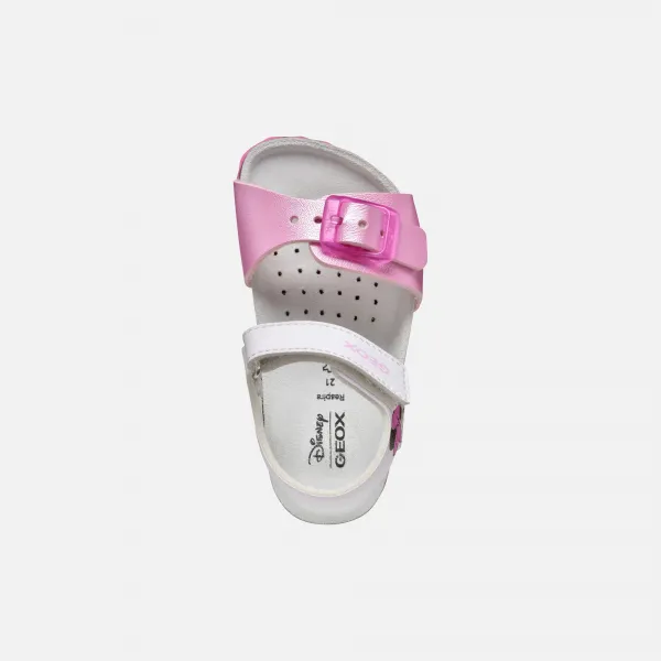 Geox B SANDAL CHALKI Dievčenské sandále, ružová, veľkosť