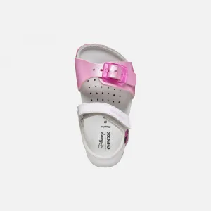 Geox B SANDAL CHALKI Dievčenské sandále, ružová, veľkosť