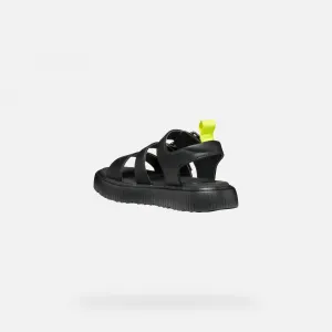 Black Girls Sandals Geox Kodette - Girls