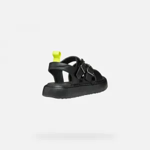 Black Girls Sandals Geox Kodette - Girls