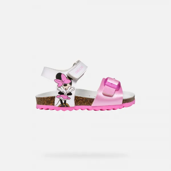Geox B SANDAL CHALKI Dievčenské sandále, ružová, veľkosť