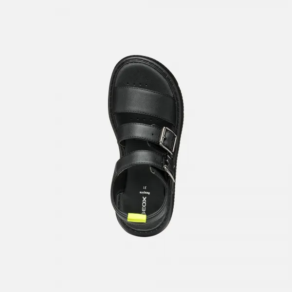 Black Girls Sandals Geox Kodette - Girls