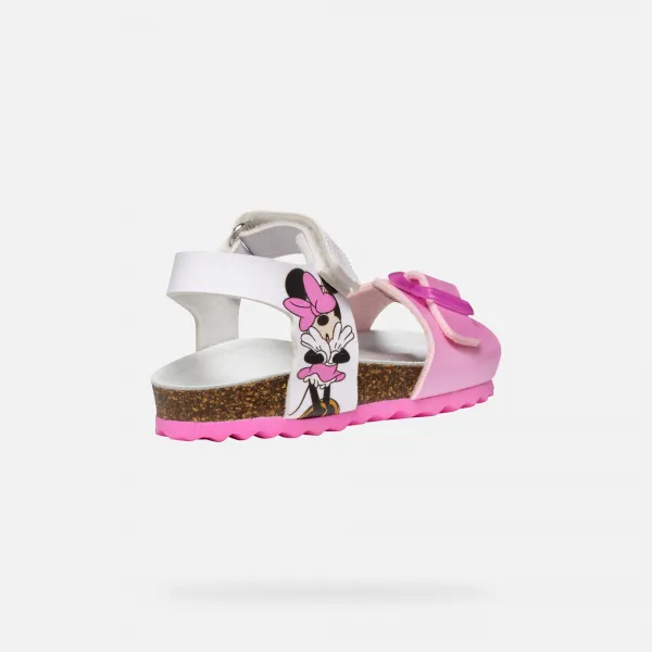 Geox B SANDAL CHALKI Dievčenské sandále, ružová, veľkosť