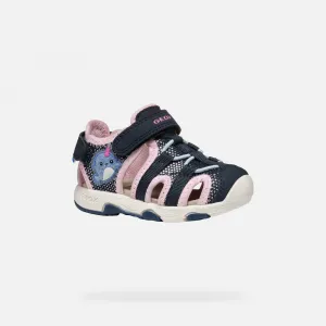Blue Girls Sandals Geox - Girls