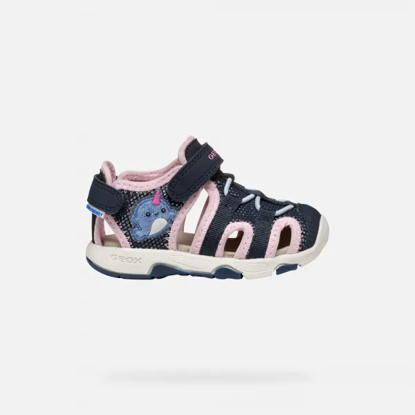 Blue Girls Sandals Geox - Girls