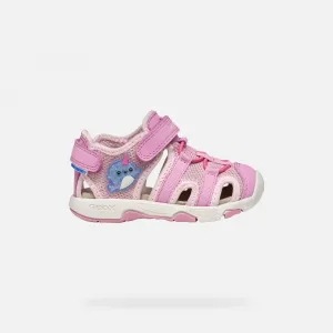 Pink Girls Sandals Geox - Girls