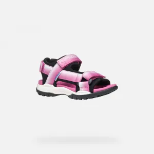 Pink Girls' Sandals Geox Borealis - Girls