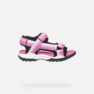Pink Girls' Sandals Geox Borealis - Girls