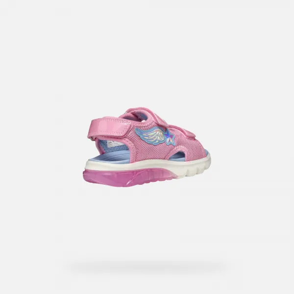Pink Girls' Sandals Geox Ciberdron - Girls