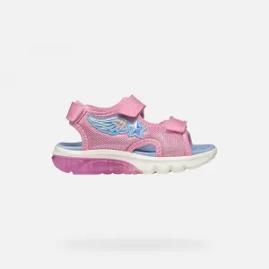 Pink Girls' Sandals Geox Ciberdron - Girls