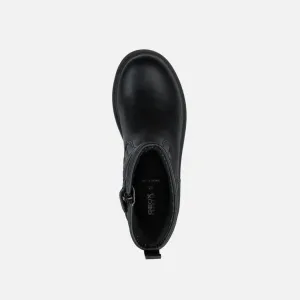 Black Girls Ankle Boots Geox Eclair - Girls