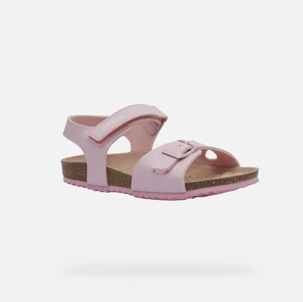 Pink Girls' Sandals Geox Adriel - Girls