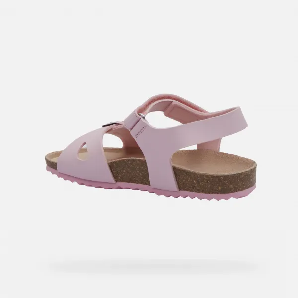 Pink Girls' Sandals Geox Adriel - Girls