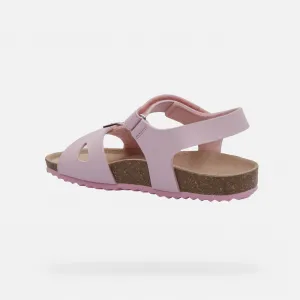 Pink Girls' Sandals Geox Adriel - Girls