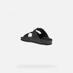 Black Girls' Slippers Geox Adriel - Girls
