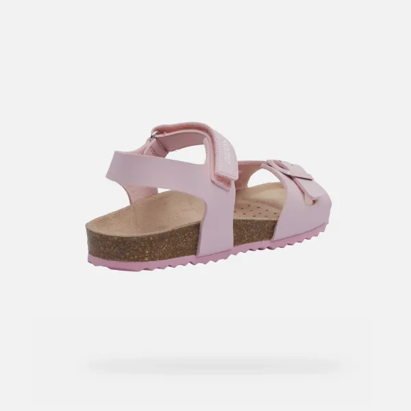 Pink Girls' Sandals Geox Adriel - Girls