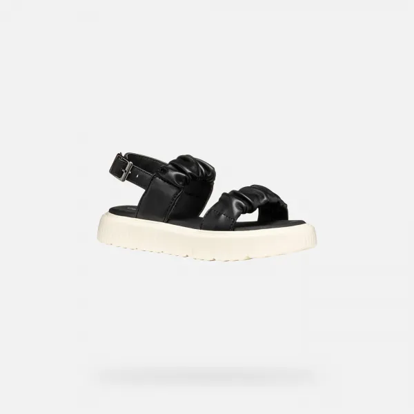 Black Girls Sandals Geox Kodette - Girls