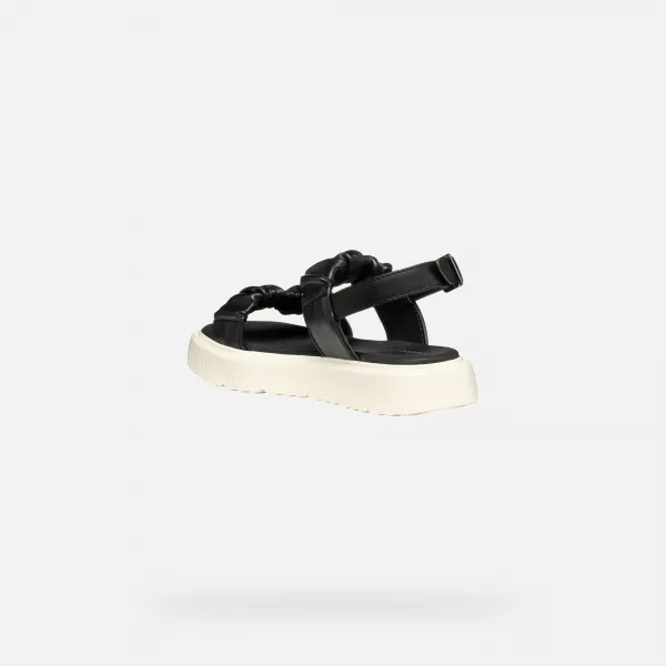 Black Girls Sandals Geox Kodette - Girls