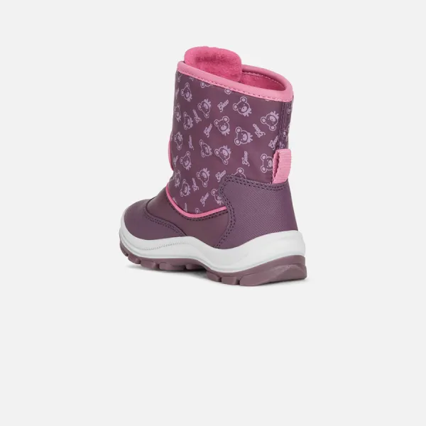 Pink Girls' Ankle Boots Geox Flanfil ABX - Girls