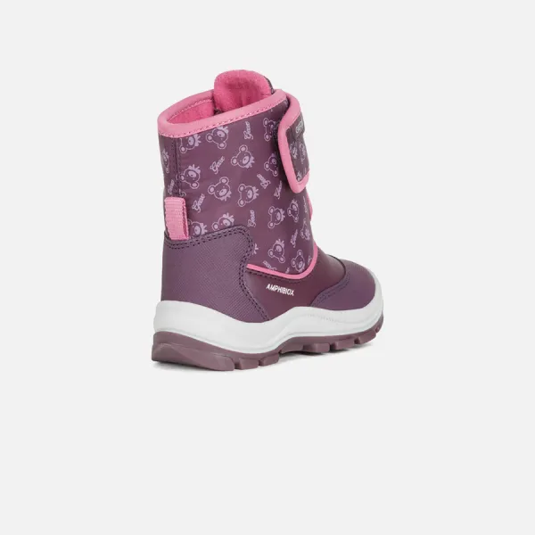 Pink Girls' Ankle Boots Geox Flanfil ABX - Girls