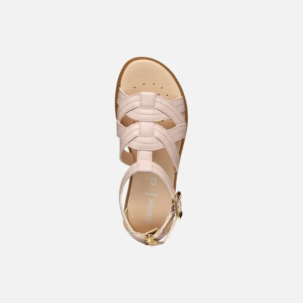 Light Pink Girls' Sandals Geox Karly - Girls