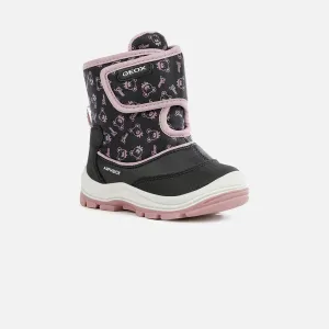 Black Girls Ankle Boots Geox Flanfil ABX - Girls