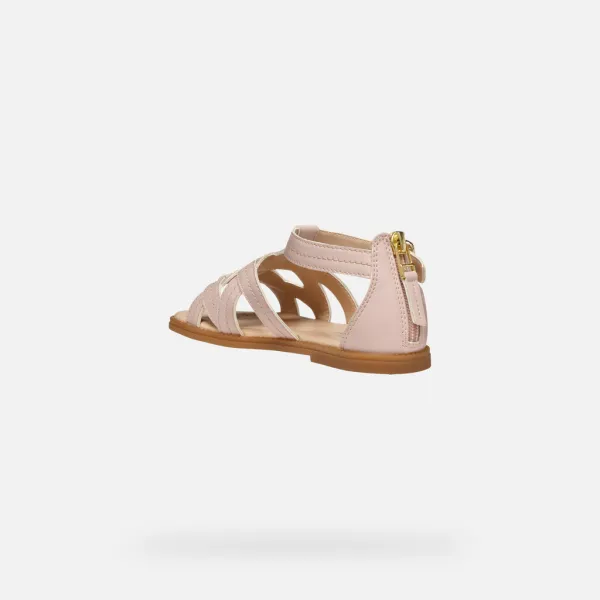 Light Pink Girls' Sandals Geox Karly - Girls