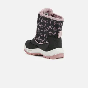 Black Girls Ankle Boots Geox Flanfil ABX - Girls